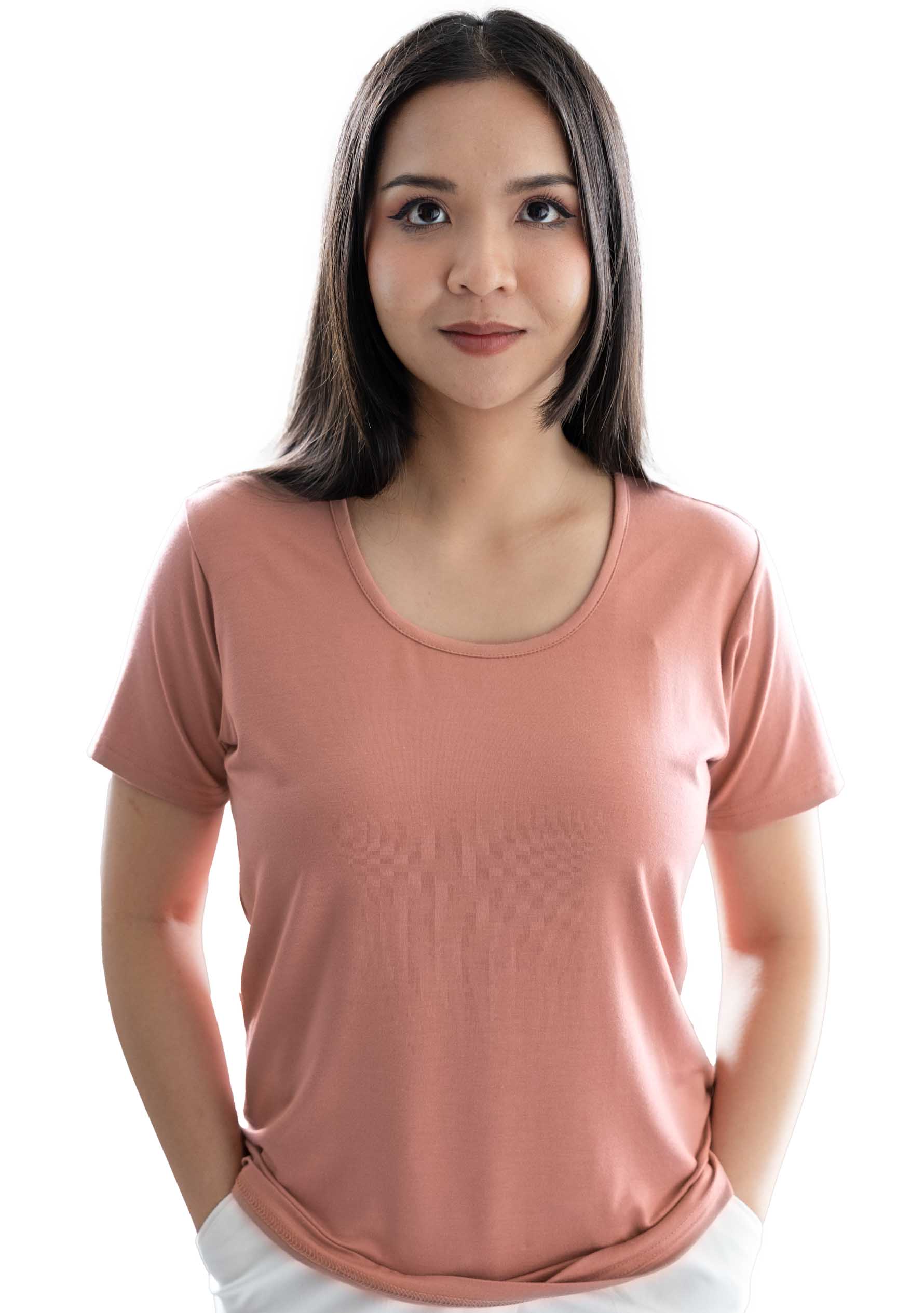 Bamboo Round Neck-T-Shirt  for Women