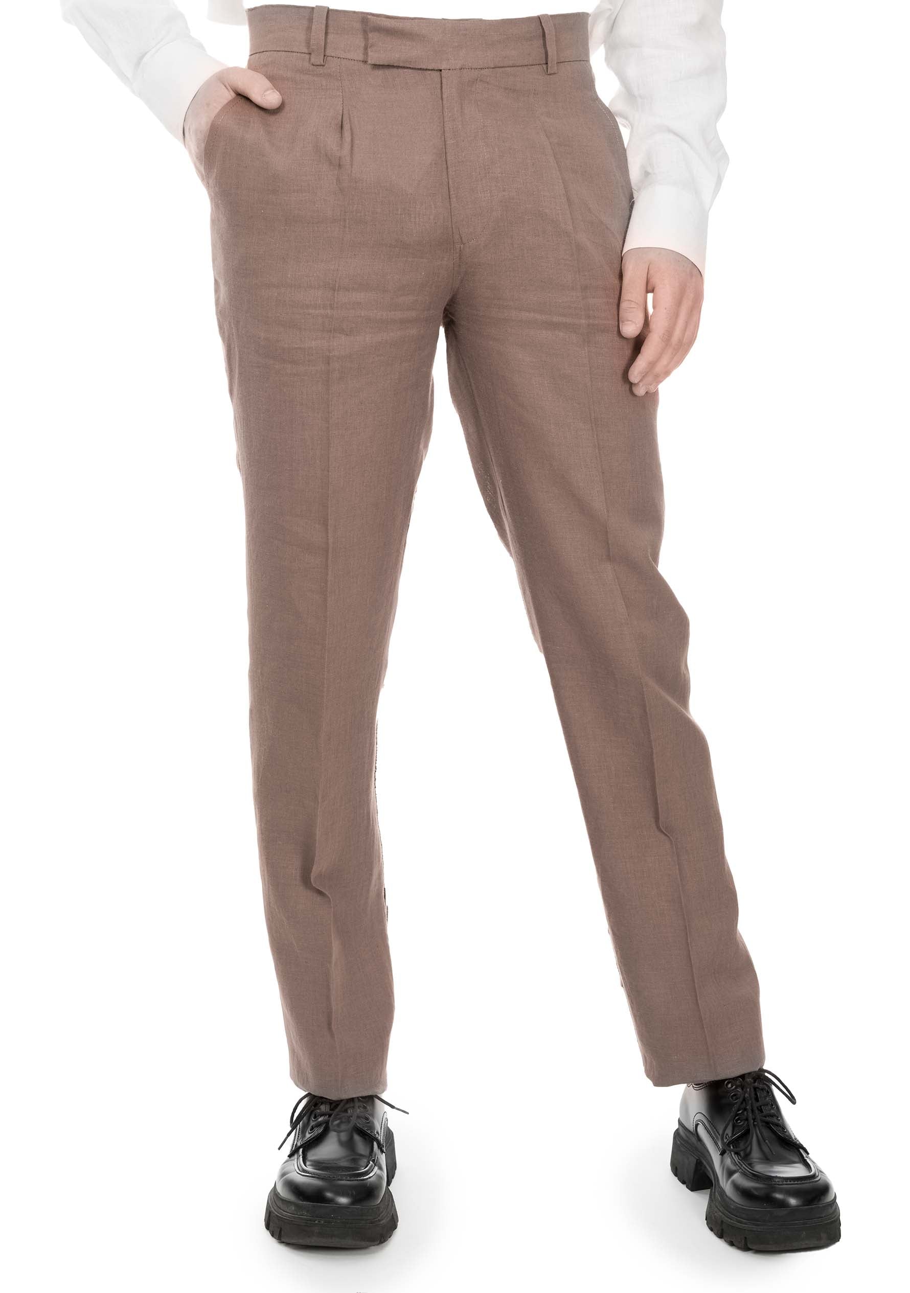 Regular Fit Trouser for Men | The Pure Linen Edition