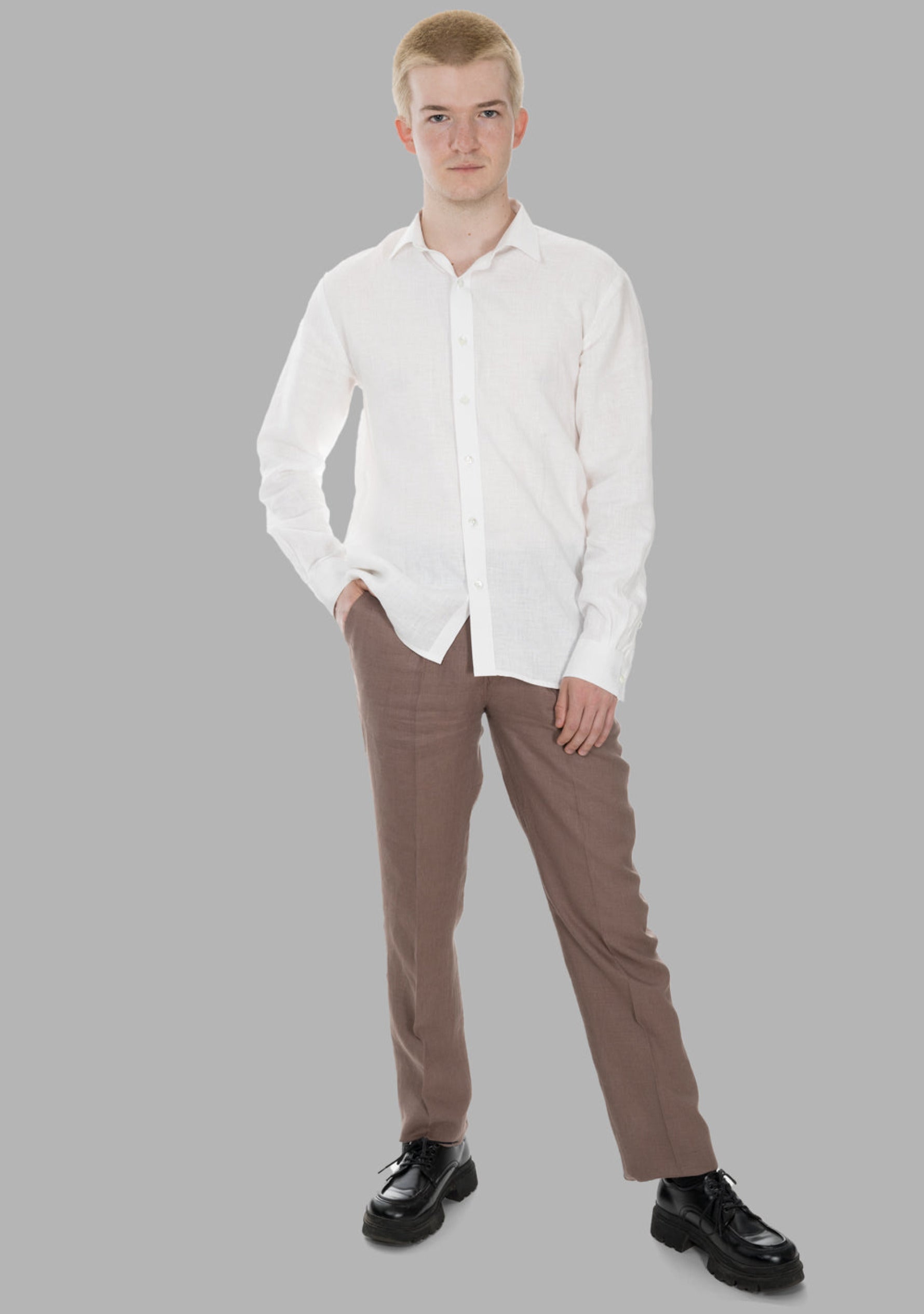 Regular Fit Trouser for Men | The Pure Linen Edition